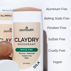 CLAYDRY® SILK Deodorant – White Pine