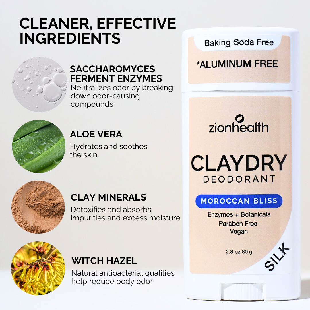 CLAYDRY® SILK Deodorant – Moroccan Bliss