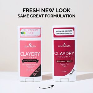 CLAYDRY® BOLD Deodorant Bergamot Rose