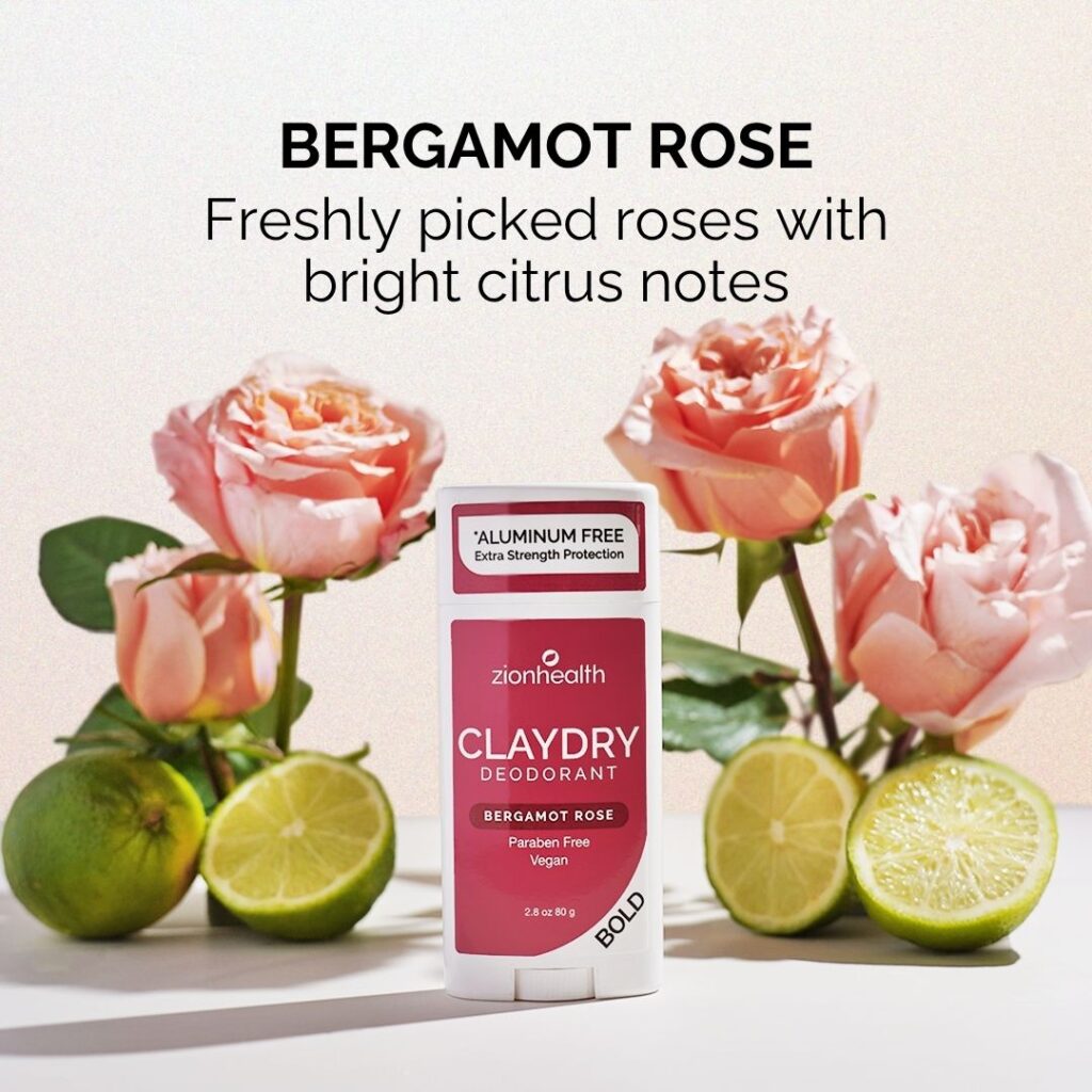 CLAYDRY® BOLD Deodorant Bergamot Rose