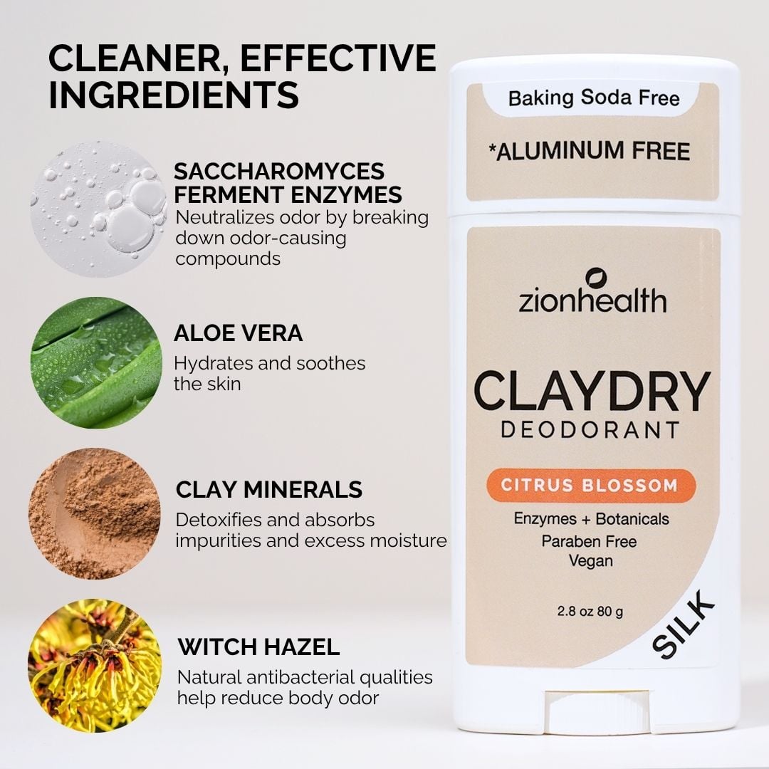CLAYDRY® SILK Deodorant – Citrus Blossom