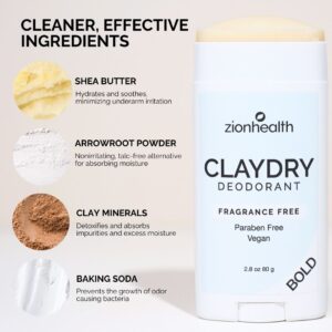 BOLD CLAYDRY® Deodorant Fragrance Free