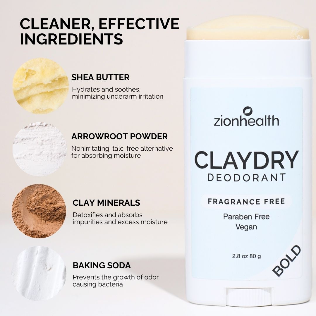 BOLD CLAYDRY® Deodorant Fragrance Free
