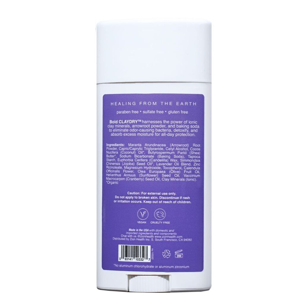 BOLD CLAYDRY® Deodorant Lavender