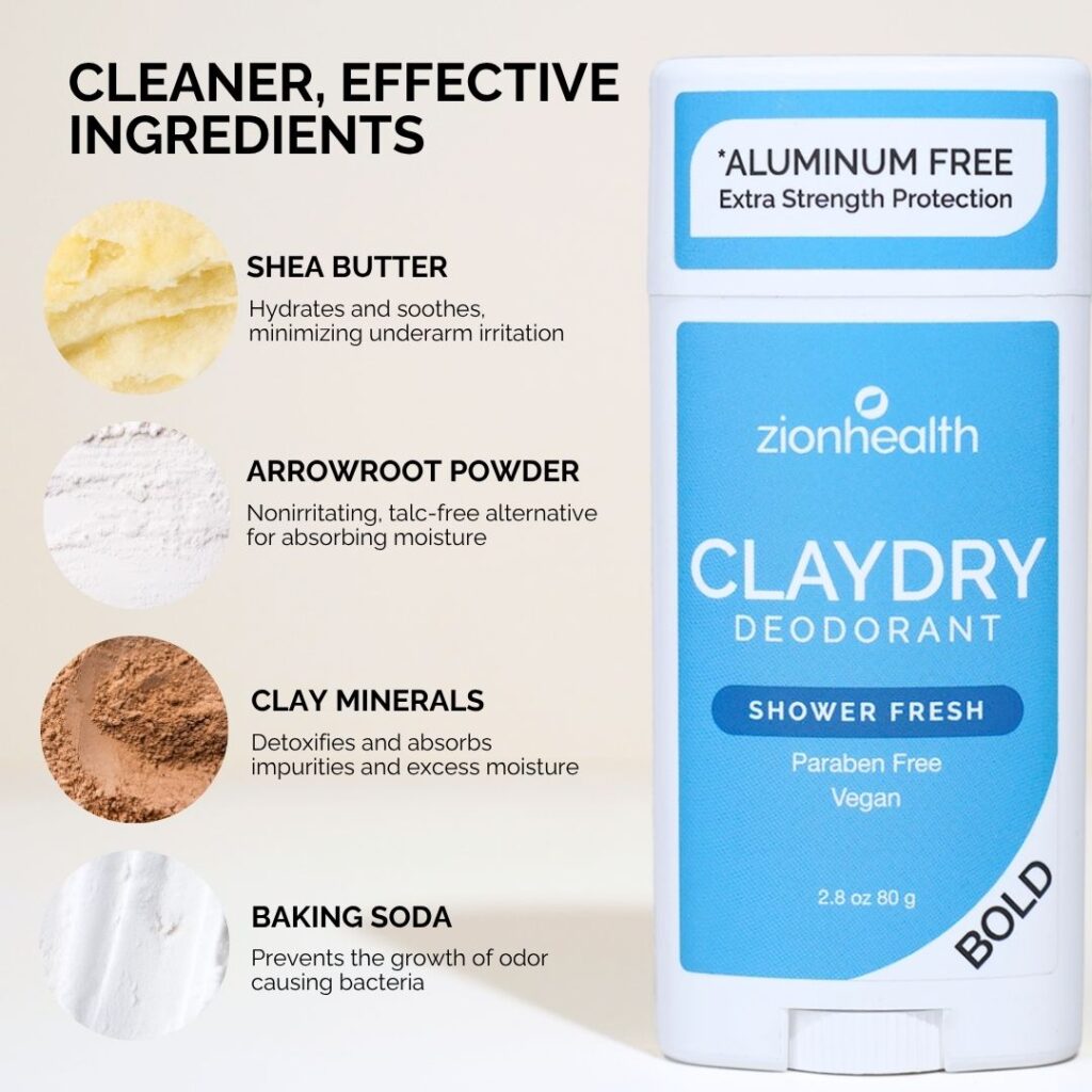 BOLD CLAYDRY® Deodorant Shower Fresh