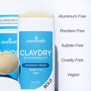 BOLD CLAYDRY® Deodorant Shower Fresh