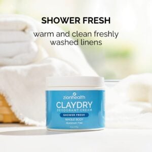 CLAYDRY™ CREAM Whole Body Deodorant – Shower Fresh