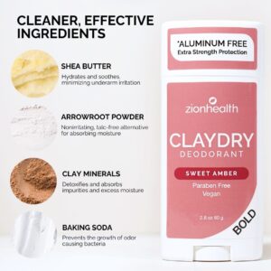 BOLD CLAYDRY® Deodorant Sweet Amber