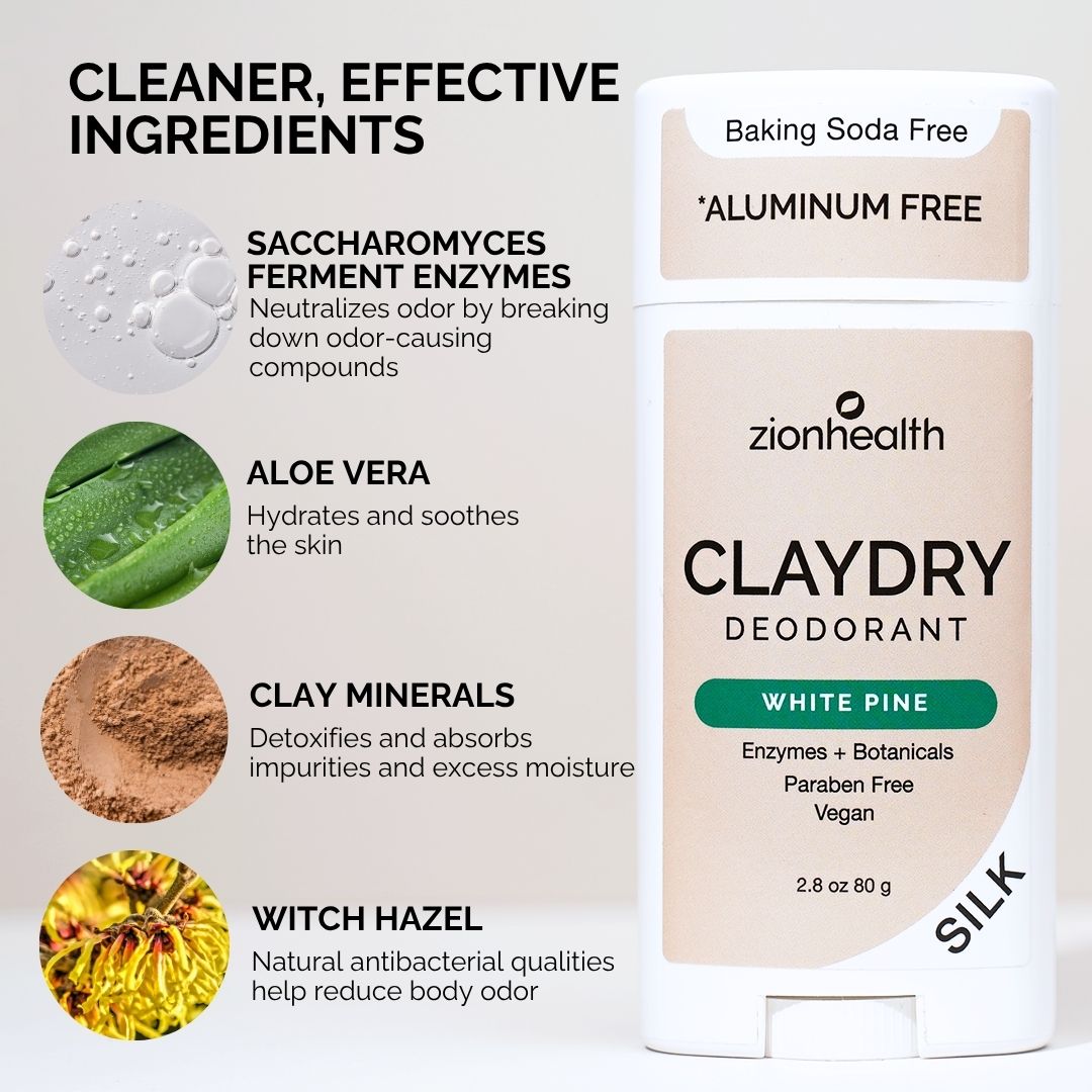 CLAYDRY® SILK Deodorant – White Pine
