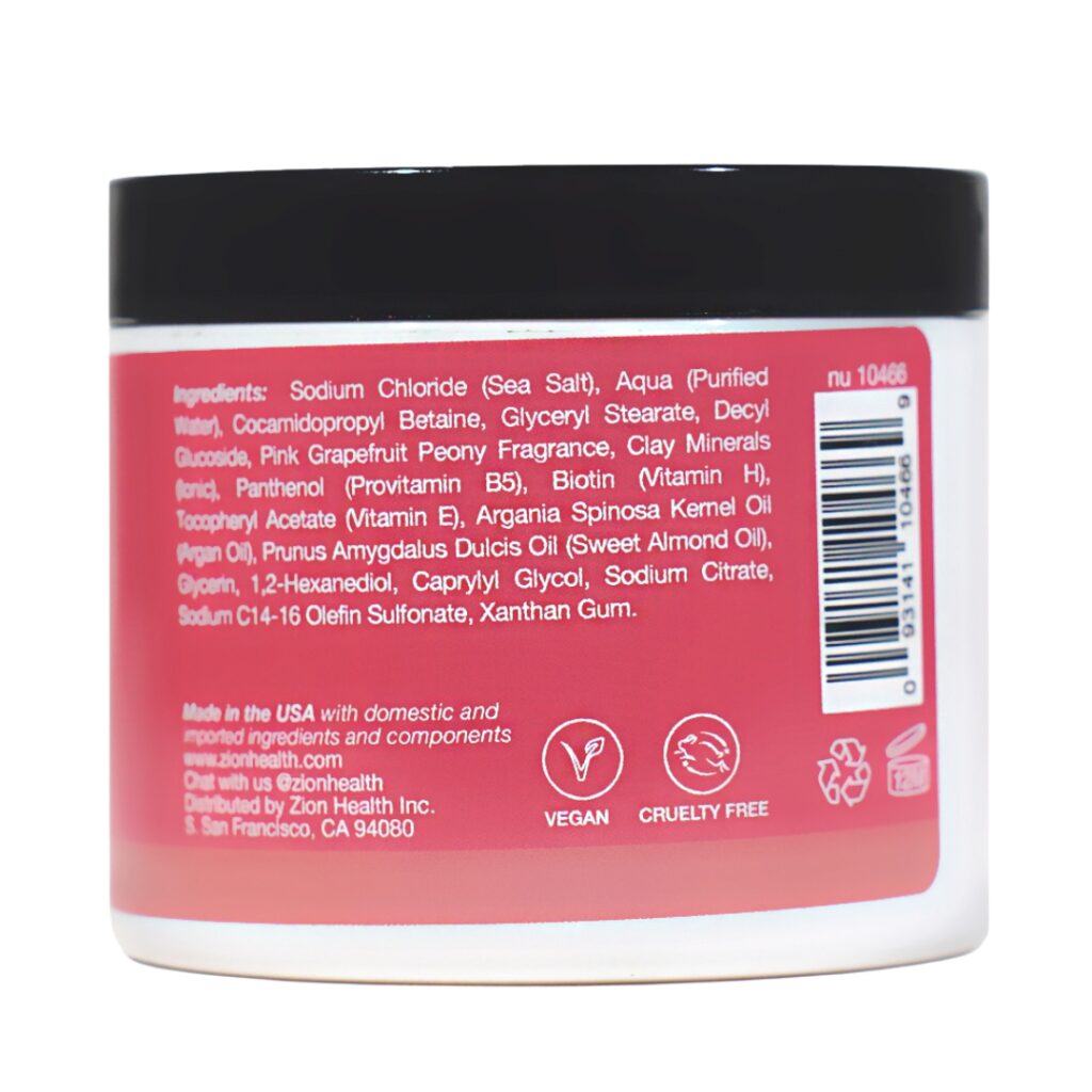 Scalp & Hair Scrub Pink Grapefruit Peony