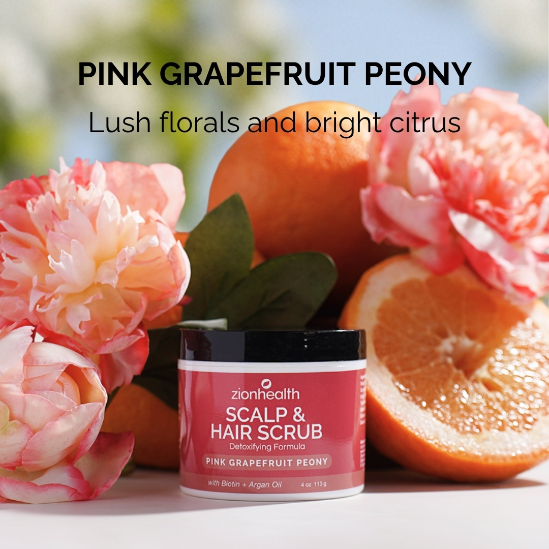 Scalp & Hair Scrub Pink Grapefruit Peony