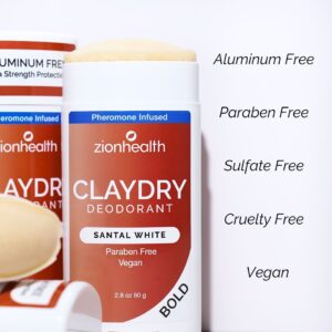 BOLD CLAYDRY® Deodorant Santal White