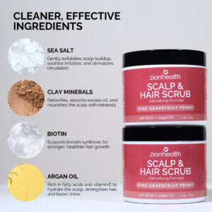 Scalp & Hair Scrub Pink Grapefruit Peony