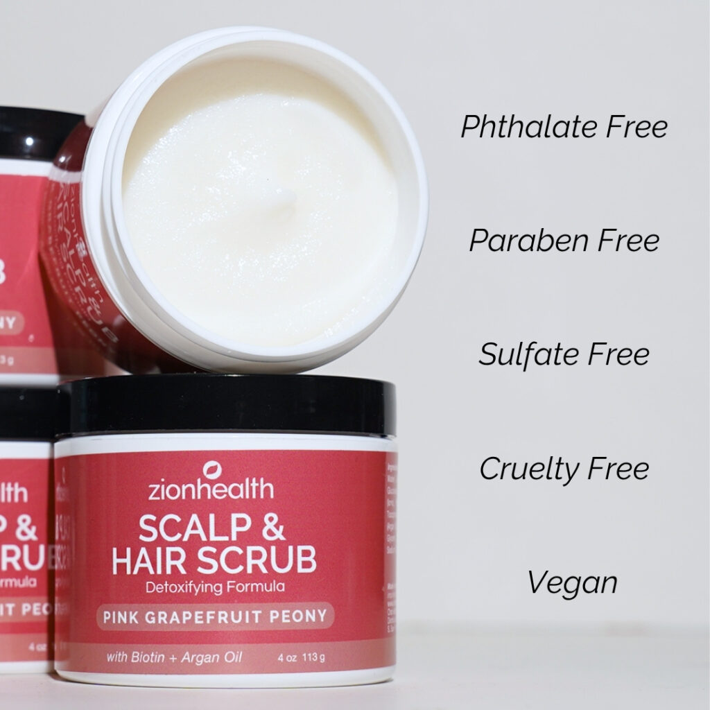Scalp & Hair Scrub Pink Grapefruit Peony