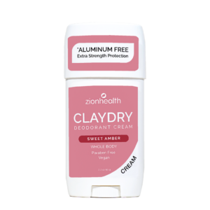 CLAYDRY™ CREAM Whole Body Deodorant – Sweet Amber