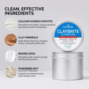 CLAYBRITE™ Mint Tooth Powder