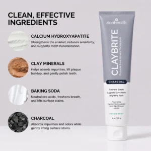 CLAYBRITE™ Toothpaste Activated Charcoal