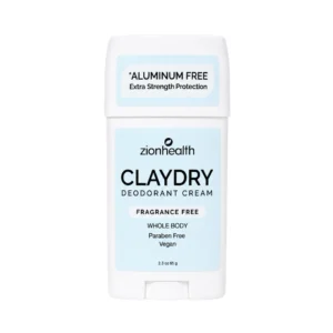 CLAYDRY™ CREAM Whole Body Deodorant – Fragrance Free